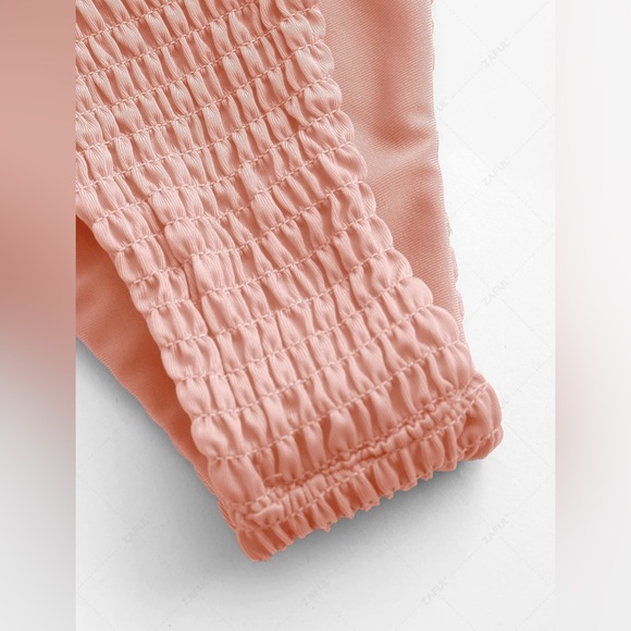 Smocked bikini set, Pink, M/6 - Picture 8 of 8